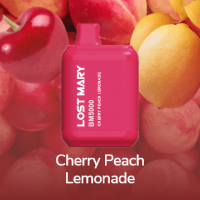 Одноразовая электронная сигарета Lost Mary BM 5000 - Cherry Peach Lemonade