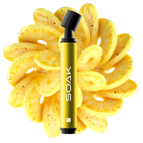 Одноразовая электронная сигарета SOAK S (3500) - Canned pineapple (Консервированный ананас)