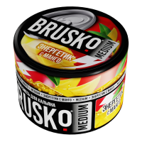 Бестабачная смесь BRUSKO Medium - Энергетик с манго 50 гр