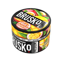 Бестабачная смесь BRUSKO Medium - Манго с маракуйей 50 гр